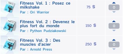 Compétence "Fitness"