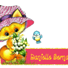 756 - Chat et oiseau - MUGUET - 1er mai