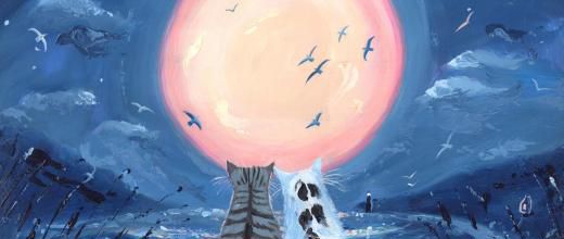 Tableau du samedi 232 : L'amour au clair de Lune