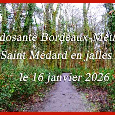 Dernière randonnée à St Médard en Jalles, le 16 janvier 2026