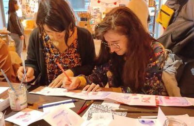 J'ai fait un atelier avec Eva Chatelain + Pop up à Paris