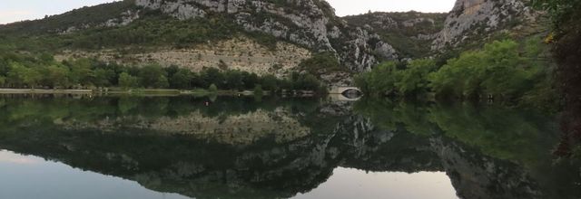 reflets dans les gorges du Verdon