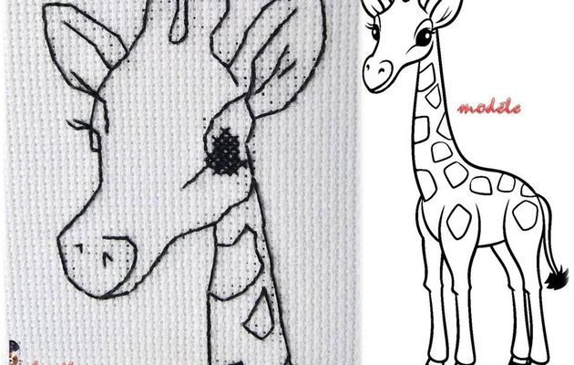 Grille gratuite - Sophie la girafe