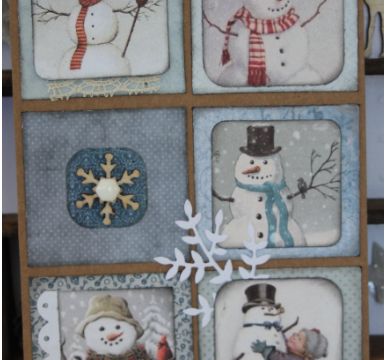 Scrap / Carte "En hiver"