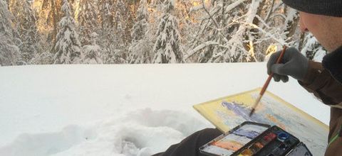  Le défi fou d’un peintre amoureux de la nature