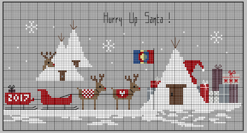 Grille offerte / Noël en Laponie