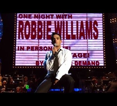 Concert d'un crooner : Robbie Williams !