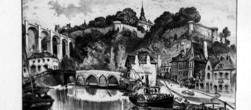 -Les Tableaux peints du Pont à Dinan. 