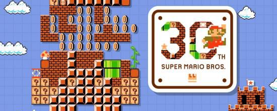 Le site Japonais dédié au 30e anniversaire de Super Mario Bros. arrive en Français !