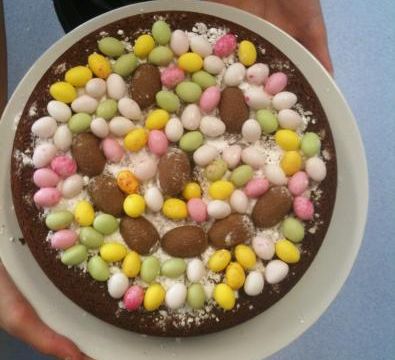 * Gâteau aux chocolats de pâques