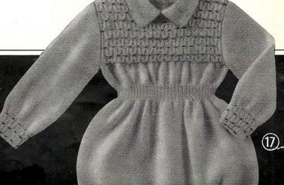 Barboteuse à smocks