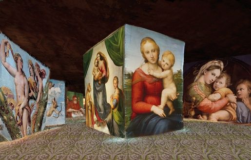 Sortie aux Carrières de Lumières aux Baux-de-Provence