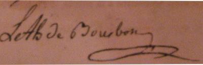La seconde signature du duc d'Enghien.