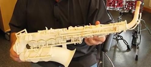 Un saxophone imprimé en 3D !