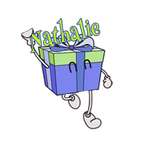 412 - Cadeau surprise, blinkie,gif anime, boite cadeau