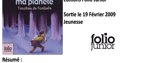 Céleste, ma planète, Timothée de Fombelle