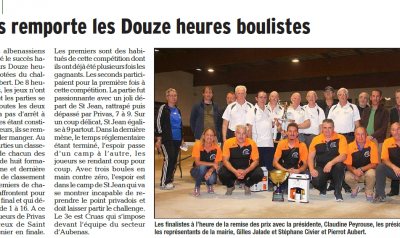 Privas Vainqueurs des 12H de LBAubenas