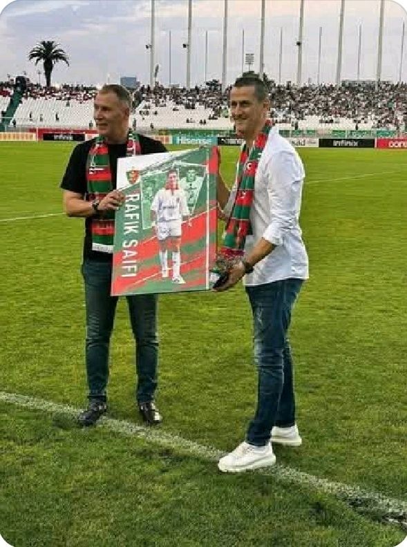 Jeudi 12.6.2025 Saifi Rafik honoré avant MCA-ES Mostaganem 5-2