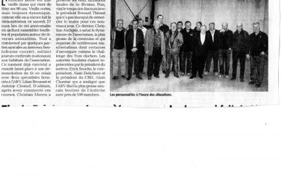 L'amicale Boule a fêté ses 90 ans : dauphiné du 21 mars 2018