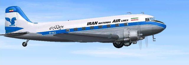 Douglas DC-3 d'Iran National Airlines 
