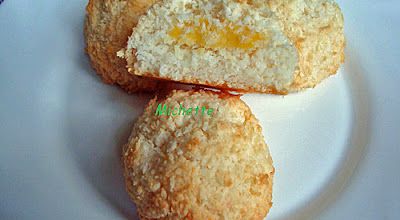 Mini bouchée sucrée à la noix de coco, coeur pâtissière coco