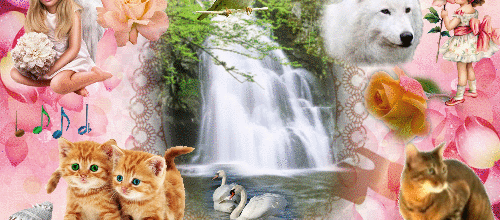 CADRE CHATS PETITE FILLE