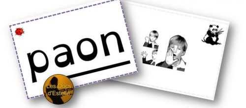 Flashcards de syllabes avec gestes Borel Maisonny