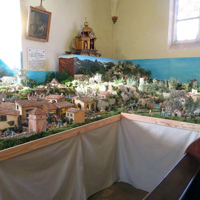La crèche de Noël de l'église de Magny-Lambert