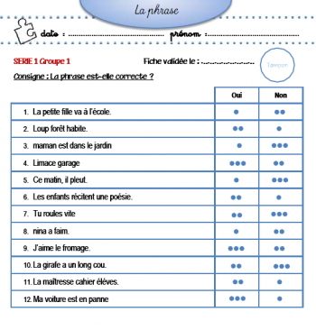 Lexidata grammaire