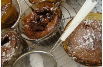 FONDANT COULANT CHOCOLAT NOIR,CARAMEL BEURRE SALÉ