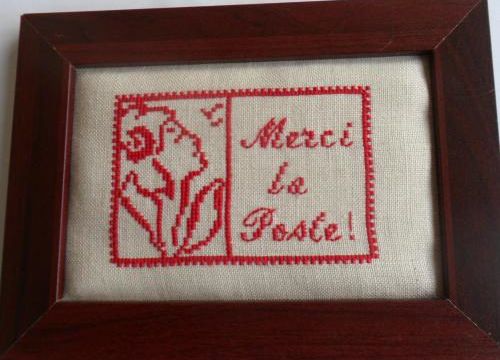 La Poste ? Super sympa avec les brodeuses !!!