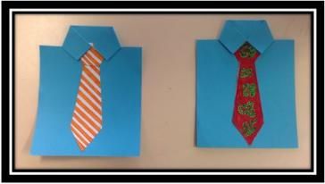 La carte "chemise" de la fête des pères