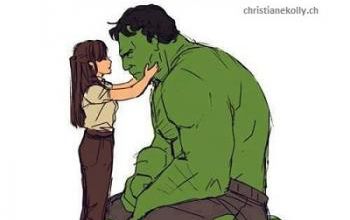 Femme qui touche le coeur de l'homme