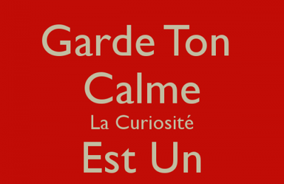 PANNEAUX HUMOUR - CURIOSITE