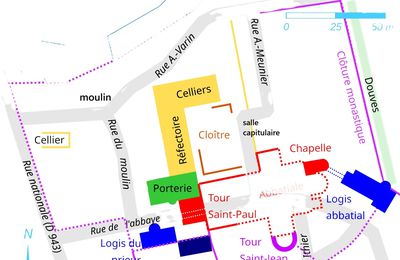 L'abbaye de Cormery (Indre-et-Loire)