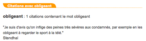 Stendhal avait la télé