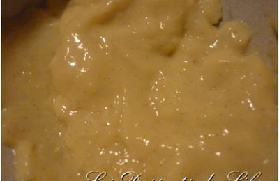 Crème pâtissière à la vanille