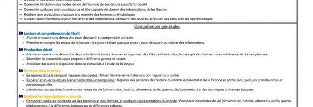 Projet préhistoire