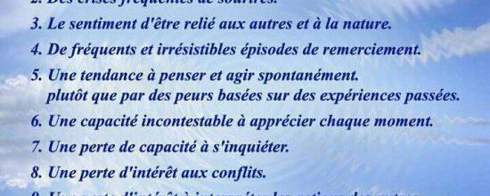 Les 12 symptômes d'éveil spirituel