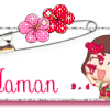 signatureanimée, pétales de fleurs,maman