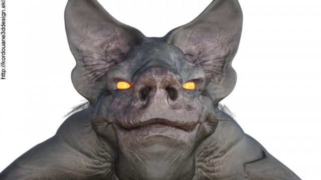 Tube chauve-souris (render-image)