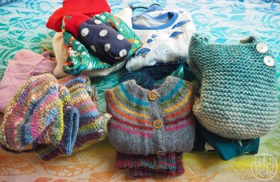 Petites tenues cousues pour baby renarde