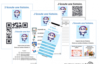 J'écoute une histoire.