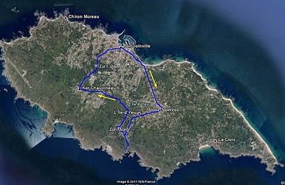 Yeu : traversée nord-sud
