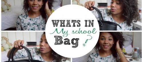 WHAT'S IN MY SCHOOL BAG ? / BTS 2015 