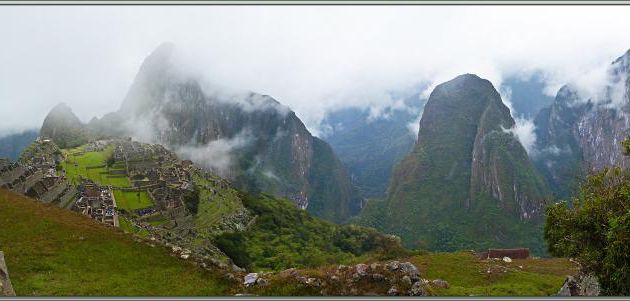 Panoramas avec effets de brume - Machu Picchu - Pérou