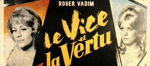LE VICE ET LA VERTU - BOX OFFICE ROGER VADIM 1963