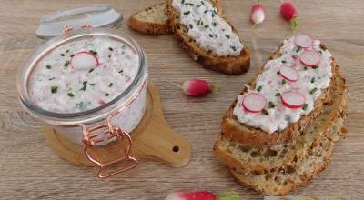 Tartinade de radis 
