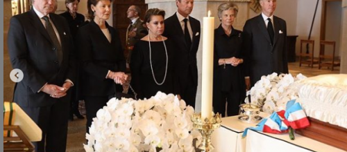 famille de l'ancien  grand duc Jean de Luxembourg