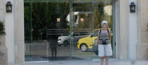 Jacqueline en Crète en 2008